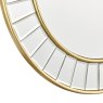 Laura Ashley Laura Ashley - Clemence Small Round Mirror Gold