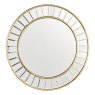 Laura Ashley Laura Ashley - Clemence Small Round Mirror Gold