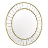 Laura Ashley Laura Ashley - Clemence Small Round Mirror Gold