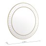 Laura Ashley Laura Ashley - Clemence Large Round Mirror Gold