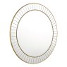 Laura Ashley Laura Ashley - Clemence Large Round Mirror Gold