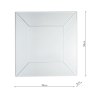 Laura Ashley Laura Ashley - Gatsby Square Mirror Clear