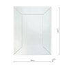 Laura Ashley Laura Ashley - Gatsby Large Rectangle Mirror Clear