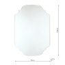 Laura Ashley Laura Ashley - Rochelle Rectangle Mirror Clear