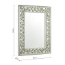 Laura Ashley Laura Ashley - Rococo Rectangle Mirror Hand Painted Champagne