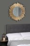 Laura Ashley Laura Ashley - Lovell Round Mirror Hand Painted Champagne