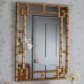 Laura Ashley Laura Ashley - Shawford Rectangle Mirror Hand Painted Gold