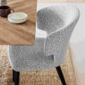 Baker Furniture Belle - Dining Chair (Grey Boucle Fabric)