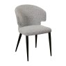 Baker Furniture Belle - Dining Chair (Grey Boucle Fabric)