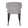 Baker Furniture Belle - Dining Chair (Grey Boucle Fabric)