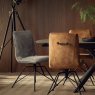 Baker Furniture Lola - Dining Chair (Grey Fabric)