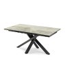 Torelli Furniture Ltd Algarve - Gloss Ceramic Pull-Out Table (Grey)