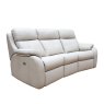 G Plan G Plan Kingsbury - 3 Seat Power Recliner Curved Sofa (with Electric Headrest and Lumbar Support)