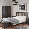 Classic Furniture Hartford - Double Bed Frame (Charcoal)