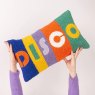 Disco Knitted - Multicolour Cushion 30x50cm