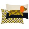 Orla Kiely Orla Kiely Cushions - Dachshund Yellow (Feather)