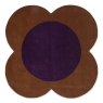Orla Kiely Orla Kiely - Flower Spot Chestnut/Violet Rug