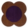 Orla Kiely Orla Kiely - Flower Spot Chestnut/Violet Rug