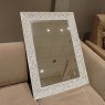 Britannia Mirrors Ltd Bevel Mirror - White and Silver