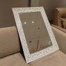 Britannia Mirrors Ltd Bevel Mirror - White and Silver