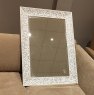 Britannia Mirrors Ltd Bevel Mirror - White and Silver