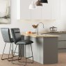 Classic Furniture Moonstone - Bar Stool (Grey Fabric)