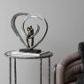 Libra Calm Neutral - Love Sculpture In Circular Heart