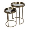 Libra Luxurious Glamour - Constellation Map Set of 2 Side Tray Tables