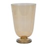 Libra Urban Botanic - Grace Amber Glass Hurricane Large