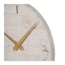 Libra Luxurious Glamour - Light Travertine Mantle Clock On Stand