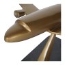 Libra Urban Botanic - Columbia Lockheed Constellation Antique Brass finish Aeroplane on Granite