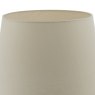 Dar Lighting Dar - Cezanne Taupe Faux Silk Tapered Drum Shade 40cm