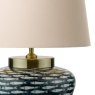 Dar Lighting Dar - Joy Table Lamp Blue/White Fish Motif Base Only