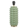 Dar Lighting Dar - Etzel Table Lamp Green Antique Brass With Shade