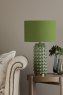 Dar Lighting Dar - Etzel Table Lamp Green Antique Brass With Shade