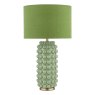 Dar Lighting Dar - Etzel Table Lamp Green Antique Brass With Shade