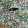 Dar Lighting Dar - Alvaro 3 Light Slimline Pendant Brushed Brass Navy 40C