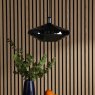 Dar Lighting Dar - Esmeralda Single Pendant Blue Glass and Opal Glass