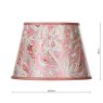 Dar Lighting Dar - Frida Red Marble Pattern Tapered Drum Shade 26cm