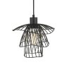 Dar Lighting Dar Gonzalo 1 Light Pendant Black