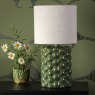 Dar Lighting Dar - Jayden Table Lamp Green Reactive Glaze With Shade