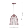 Dar Lighting Dar - Maya Pendant Satin Purple