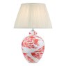 Dar Lighting Dar - Simone Table Lamp Base Only (Coral And White)