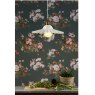 Laura Ashley - Beca Large Pendant White Ceramic Antique Brass