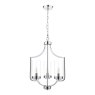 Laura Ashley Laura Ashley - Joseph 3lt Chandelier Polished Chrome Glass