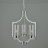 Laura Ashley Laura Ashley - Joseph 3lt Chandelier Polished Chrome Glass