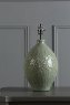 Laura Ashley Laura Ashley - Picardie Ceramic Table Lamp Green Polished Chrome Base Only