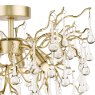 Laura Ashley Laura Ashley - Willow 3lt Semi Flush Satin Champagne Crystal