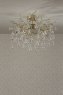 Laura Ashley Laura Ashley - Willow 3lt Semi Flush Satin Champagne Crystal