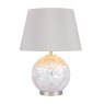 Laura Ashley Lighting Laura Ashley - Mathern Table Lamp Cream Shell & Champagne With Shade